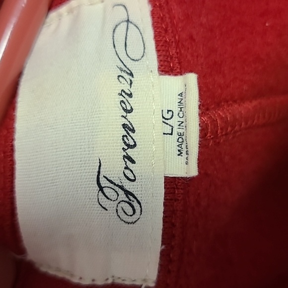 Womens pea coat Forever 21 red holidays fall - Picture 6 of 6